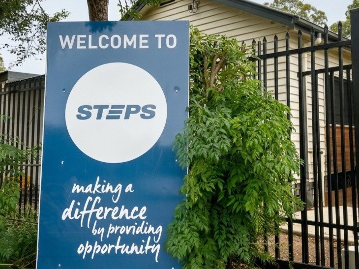 STEPS Group site signage